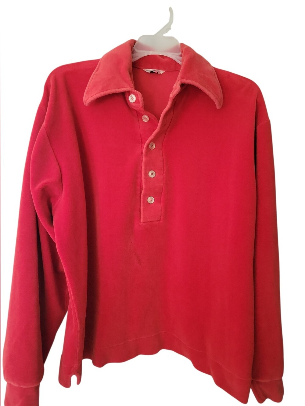 Men's Vintage Izod Velour Long Sleeve Shirt